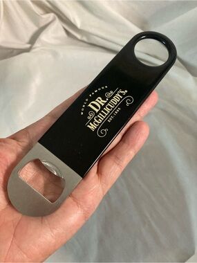 Black Dr. McGillicuddy's Bottle Opener